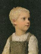Albert Anker Bildnis eines Knaben oil painting on canvas